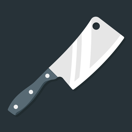 Kitchen Knife Vector butcher knife. kitchen knife and meat knife vector illustration Kitchen Knife Vector butcher knife. kitchen knife and meat knife vector illustration