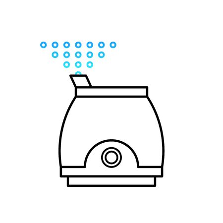 子供部屋の加湿器のベクトル イラスト ルネ ベクトル加湿器アイコン 空気清浄機 のイラスト素材 ベクタ Image