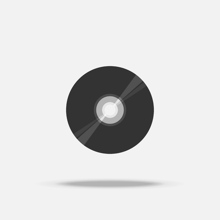 vector illustration of cd or dvd book sleeve at natural size royalty dvd disc size