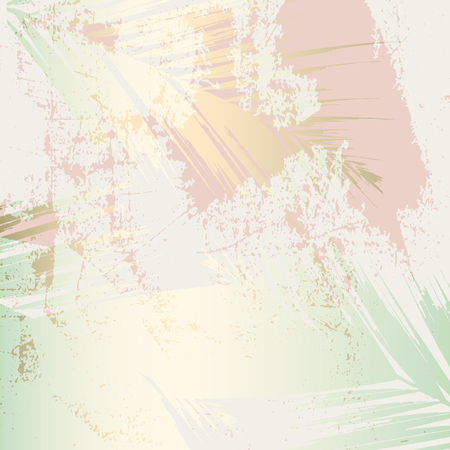 Autumn abstract foliage rose gold blush background. chic trendy print with botanical motifs