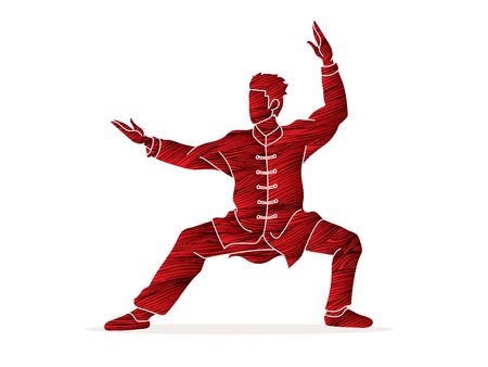 Martial Arts Figurine; Girl Ready Stand