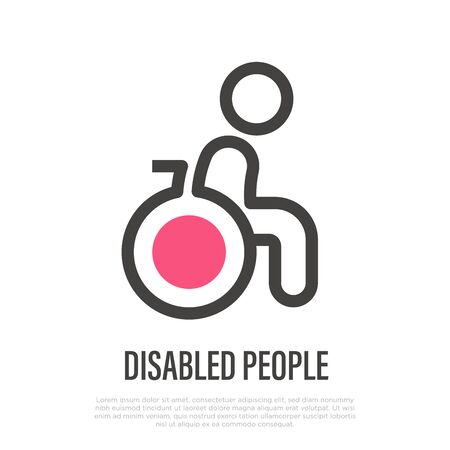 Disabled People Logo Stock Illustrations, Cliparts and Royalty Free Disabled  People Logo Vectors
