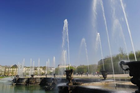 ベルサイユ宮殿 パリで最終的な噴水ショー の写真素材 画像素材 Image