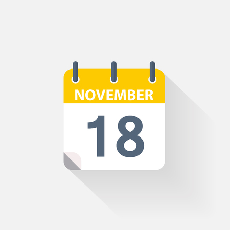 november calendar background