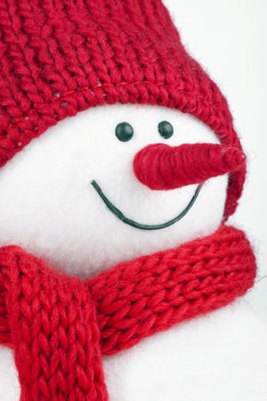 Muñeco De Nieve Con Bufanda Gorro Rojo Rojo Retratos, Imágenes Y Fotografía De Archivo Libres De Derecho. Image 11537466.