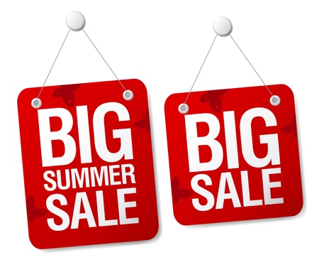 winter sale signs