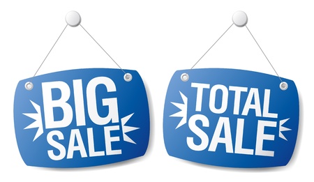 winter sale signs