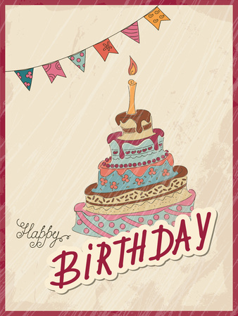 Birthday Doodle Cake Patterned In Zen Tangled Style With Candle Flowers Greeting Birthday Card With Handwritten Inscription Happy Birthday On The Vintage Background Eps10 Royalty Free Cliparts Vectors And Stock Illustration Image Birthday Doodle Cake Patterned In Zen Tangled Style With Candle Flowers Greeting Birthday Card With Handwritten Inscription Happy Birthday On The Vintage Background Eps10 Royalty Free Cliparts Vectors And Stock Illustration Image