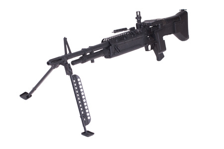 M60 Maschinengewehr Mit Munition Gurtel Isoliert Auf Weissem Lizenzfreie Fotos Bilder Und Stock Fotografie Image 20897144