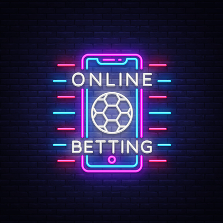 Online Betting Neon Sign. Sports Betting. Online Betting Logo,.. Royalty Free Cliparts, Vectors, And Stock Illustration. Image 100144875.