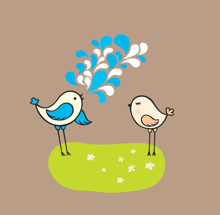 two birds
