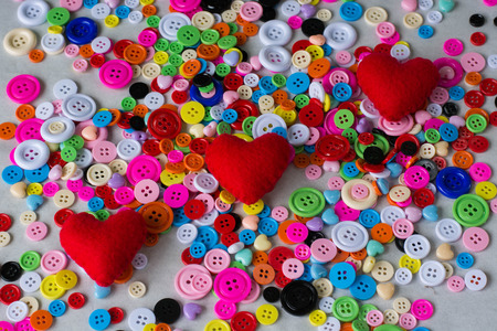 ソーイング ボタン中心部 プラスチックのボタン カラフルなボタンの背景 ボタンを閉じる ボタン背景 の写真素材 画像素材 Image