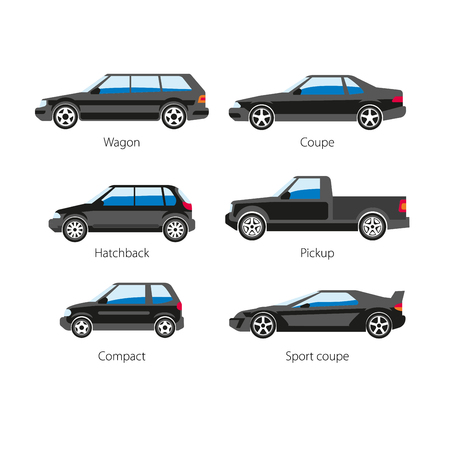 車やバイク トップまたは上記表示フレーム 様々 な種類 自動車および輸送 のイラスト素材 ベクタ Image 85276663