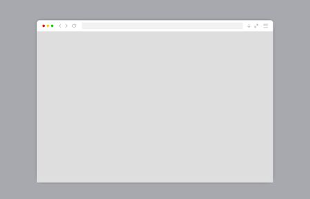 Web Browser Window White Template Sample Frame Design Internet Royalty Free Cliparts Vectors And Stock Illustration Image 128695431