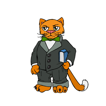 Chat D Homme D Affaires Avec Etui Et Cravate Animal En Costume Patron Chaton Clip Art Libres De Droits Vecteurs Et Illustration Image Chat D Homme D Affaires Avec Etui Et Cravate Animal En Costume Patron Chaton Clip Art Libres De Droits Vecteurs Et Illustration Image