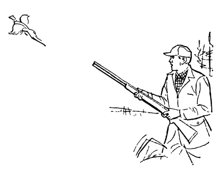 Une Version Noir Et Blanc D'une Image De Cru D'un Homme Qui Pêche ..., حجم الصورة 450x354