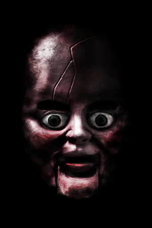 at creepy doll