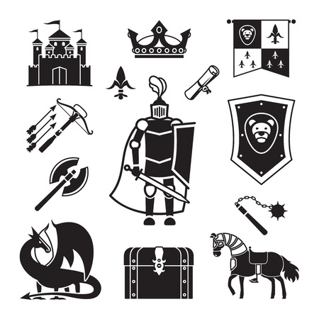 knighthood in middle ages icons medieval ancient armor and coat