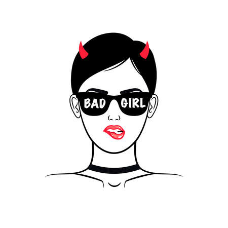 Bad Girl Stock Illustrations, Cliparts and Royalty Free Bad Girl Vectors