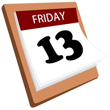Friday the 13th Vector Illustration