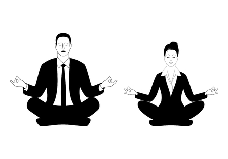 Yoga Silhouette Stock Photos And Images 123rf