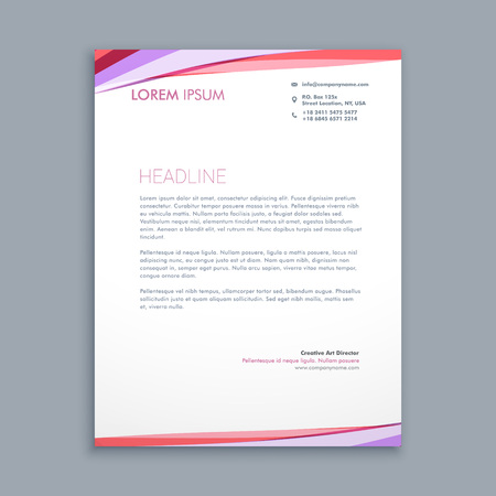 modern letterhead design