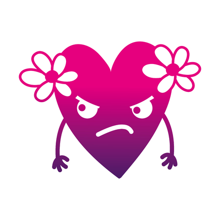 腕ベクトルイラスト付きシルエットかわいいハッピーハート可愛いのイラスト素材 ベクタ Image