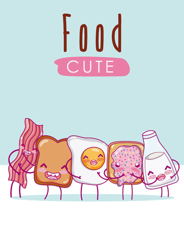 かわいい食べ物可愛い漫画ベクトルイラストグラフィックデザイン のイラスト素材 ベクタ Image かわいい食べ物可愛い漫画ベクトルイラストグラフィックデザイン のイラスト素材 ベクタ Image