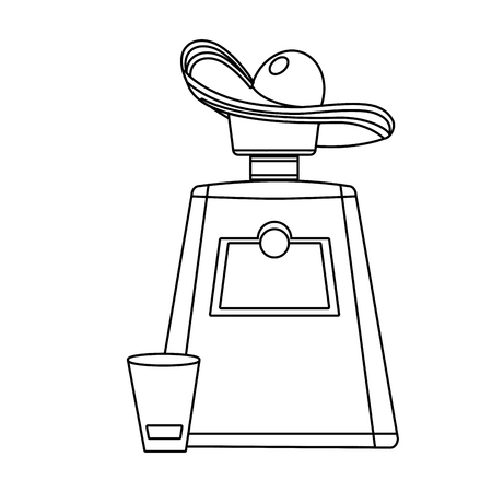 Mexican tequila bottle cartoon vector illustration graphic design