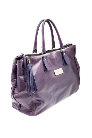 Bolso Para Mujer Violeta En El Fondo Blanco Imagen de Bolso Para Mujer Violeta En El Fondo Blanco Imagen de