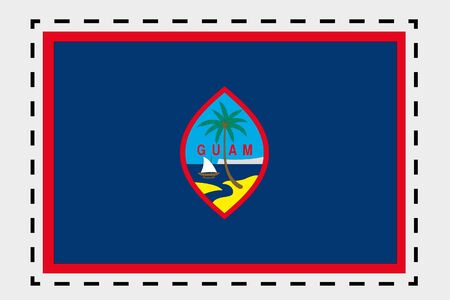グアムの国の国旗のイラスト の写真素材 画像素材 Image グアムの国の国旗のイラスト の写真素材 画像素材 Image