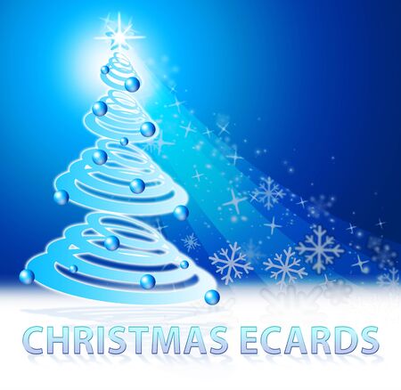 christmas ecards tree scene shows xmas cards 3d illustration stock illustration 70551993 - Christmas E Cards christmas ecards tree scene shows xmas cards 3d illustration stock illustration 70551993 - Christmas E Cards
