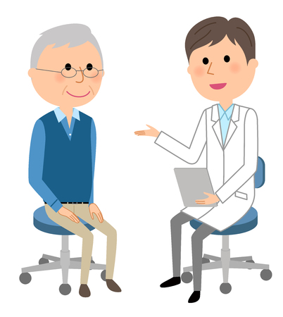 男性と医師 健康診断イラスト のイラスト素材 ベクタ Image 男性と医師 健康診断イラスト のイラスト素材 ベクタ Image