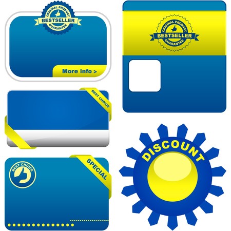 Set of design elements for sale