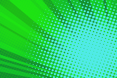 ポップアート 緑色背景 黒いキャラクター 93264494-pop-art-green-