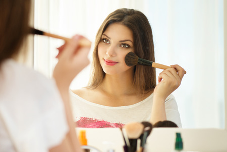 Image result for putting on makeup"