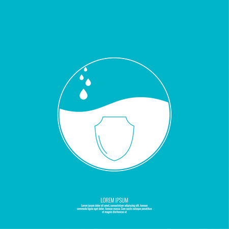 盾で抽象的なベクトルのアイコンを設定 傘と水が値下がりしました 雨 液体の水の滴と球します 防水のアイコン 保護と防衛 のイラスト素材 ベクタ Image 盾で抽象的なベクトルのアイコンを設定 傘と水が値下がりしました 雨 液体の水の滴と球します 防水のアイコン 保護と防衛 のイラスト素材 ベクタ Image
