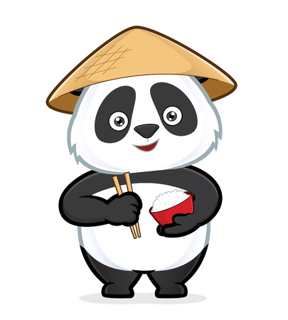 panda cartoon stock photos