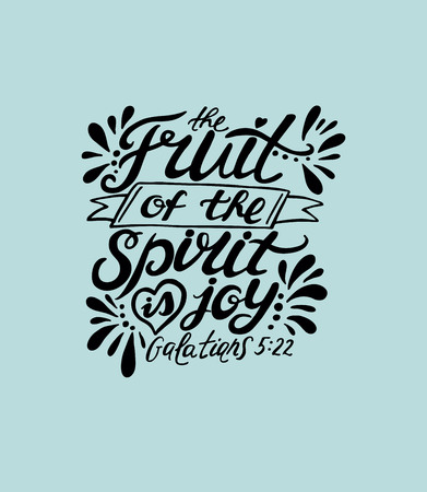 hand lettering the fruit