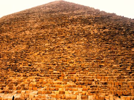 the pyramids and sphinx of giza in egypt stock photo picture and