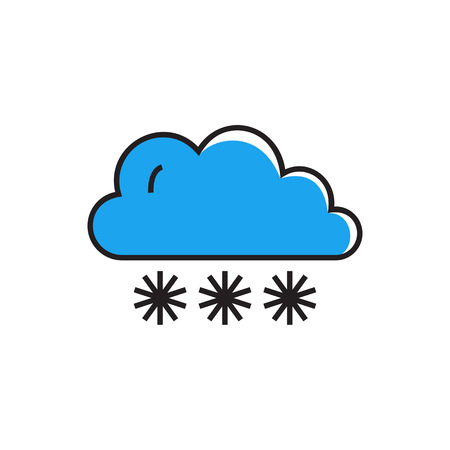 雨の雲と三日月のイラスト 夜 雨 星 天気予報では雨 天気の概念 天気 気候 気象 天気予報のようなトピックに使用できます のイラスト素材 ベクタ Image