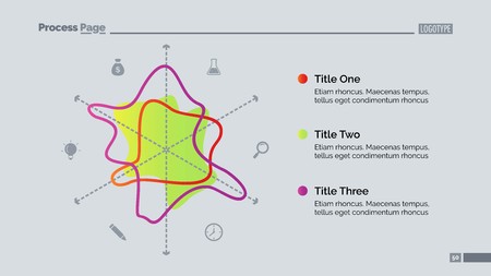 stylized radar chart slide template royalty free cliparts vectors