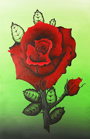 Rote Mohnblumen Von Hand Bemalt Mit Acryl Franzosisch Aphorismus Die Zeit Vergeht Aber Die Liebe Bestehen Lizenzfreie Fotos Bilder Und Stock Fotografie Image 25853161