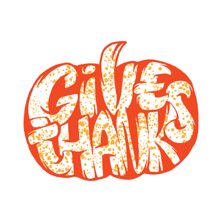 感謝 白い背景の文字をベクトルします 感謝祭の招待状やグリーティング カード テンプレートのカボチャ手スケッチ イラスト のイラスト素材 ベクタ Image 0518