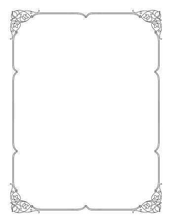 黒の罫線 ページ のイラスト素材 ベクタ Image 黒の罫線 ページ のイラスト素材 ベクタ Image