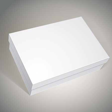 package white box design template for your package design put