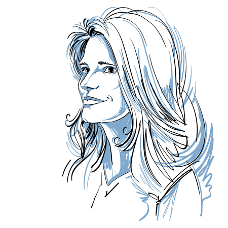 肌が白い夢のような女性は 顔の感情テーマ イラストの手で描かれた肖像画 白い背景でポーズ美しい女性 のイラスト素材 ベクタ Image 肌が白い夢のような女性は 顔の感情テーマ イラストの手で描かれた肖像画 白い背景でポーズ美しい女性 のイラスト素材 ベクタ Image