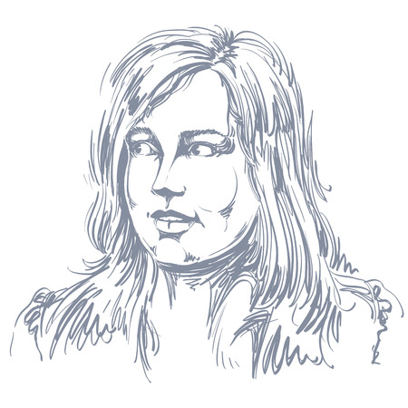 魅力的な女性 かっこいい不思議な女性のイラストのベクトルの肖像 人の感情的な表情 のイラスト素材 ベクタ Image 魅力的な女性 かっこいい不思議な女性のイラストのベクトルの肖像 人の感情的な表情 のイラスト素材 ベクタ Image