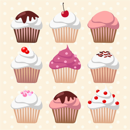 黒いカップケーキとマフィン アイコン ベクトル イラスト白い背景で隔離のセット のイラスト素材 ベクタ Image 黒いカップケーキとマフィン アイコン ベクトル イラスト白い背景で隔離のセット のイラスト素材 ベクタ Image