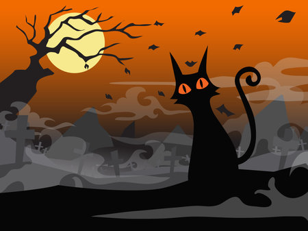 月を見つめ 木の上の猫の水彩画のイラスト の写真素材 画像素材 Image 月を見つめ 木の上の猫の水彩画のイラスト の写真素材 画像素材 Image